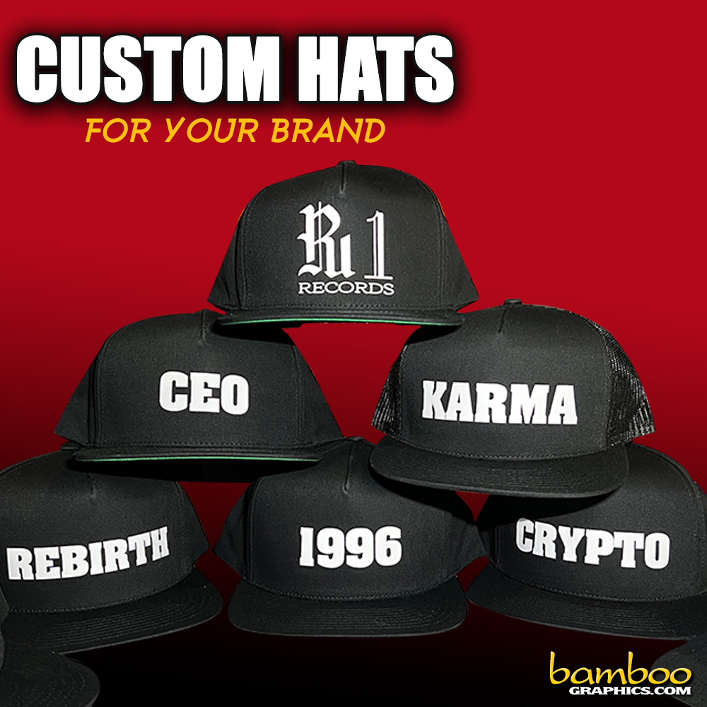 Bamboo Graphics Custom Hats