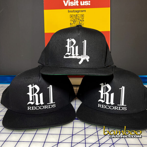 Ru1 Records snapback hats