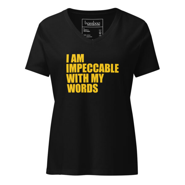 I Am Impeccable... | Women’s relaxed v-neck t-shirt