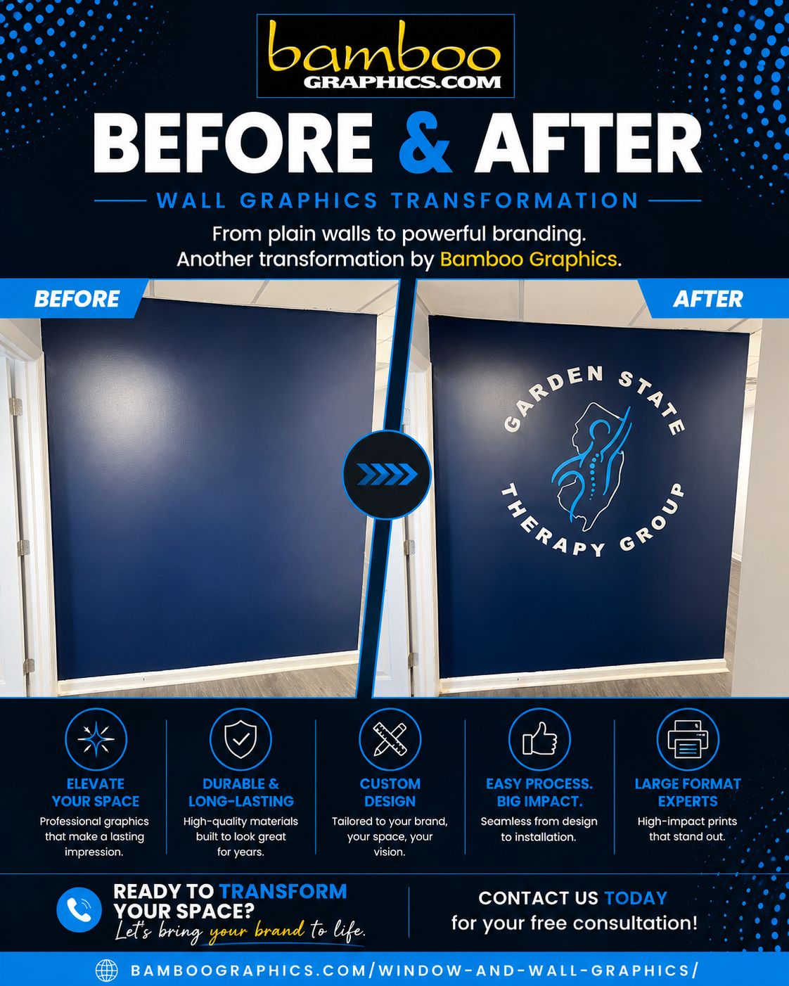 Before and after gstg graphics wall BG Promo_4_5